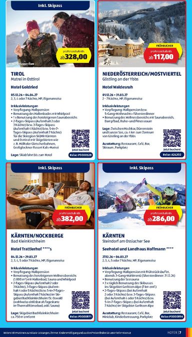 HOFER-Flugblatt - HOFER - Reisen Katalog gültig ab 30.09. bis 27.10. - seite 7