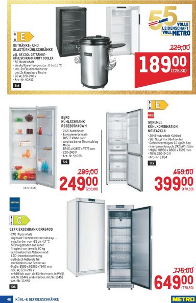 METRO-Flugblatt - Metro - Profi gültig ab 29.10. bis 11.11. - seite 46