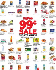 Hy Vee - 3 Days 99¢ Sale