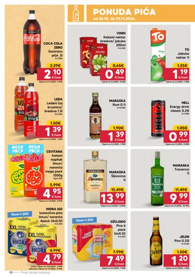 Katalog Pivac - Pivac vrijedi od 26.10. do 01.11. - stranica 12