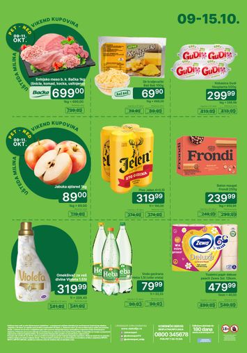 Katalog Univerexport - Univerexport - Nedeljna akcija od petka od 09.10 do 15.10 - strana 1