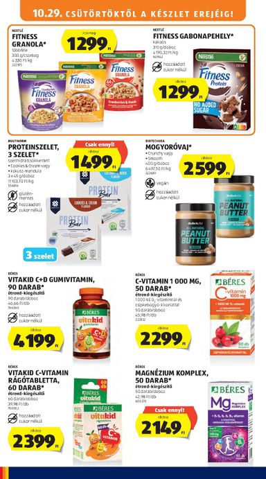 Akciós újság Aldi - Aldi érvényes 10.29.-tól 11.04.-ig - 18 oldal
