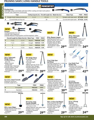 Flyer Princess Auto - Princess Auto - Seasonal valid since 04-21 until 12-31 - page 31