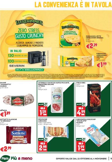 Volantino Pam - Pam - Occasioni Extra valido dal 22/10 al 04/11 - pagina 11