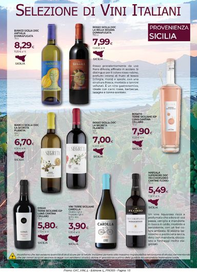 Volantino Coop - Coop - Selezione di Vini Italiani valido dal 22/10 al 18/11 - pagina 15