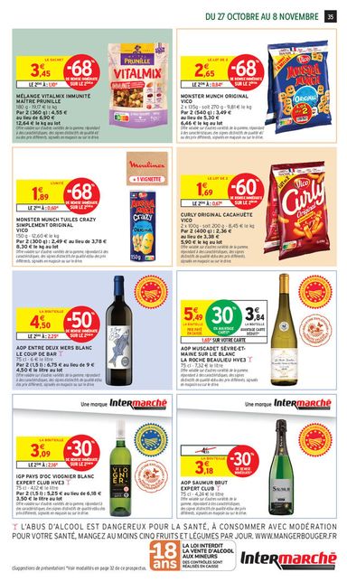 Catalogue Intermarché - Intermarché valable dès le 27/10 au 08/11 - page 22