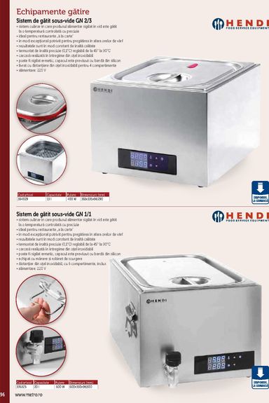 Catalogul Metro - Metro - Echipamente Profesionale pentru HoReCa de la 01.01. până la 31.12. - pagina 96