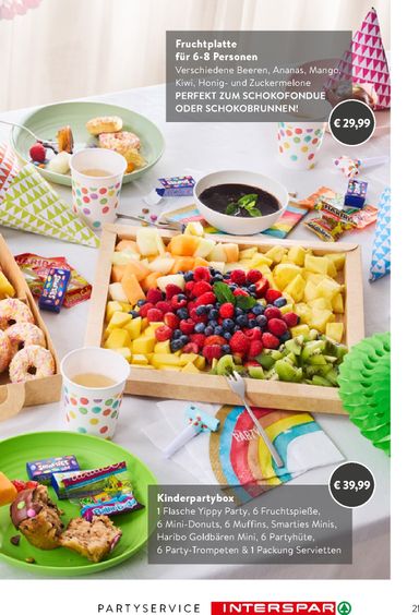 INTERSPAR-Flugblatt - INTERSPAR - Party Service gültig ab 01.03. bis 31.12. - seite 21