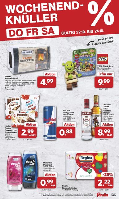Prospekt Famila Nordwest - Famila Nordwest gültig ab 19.10. bis 24.10. - seite 35
