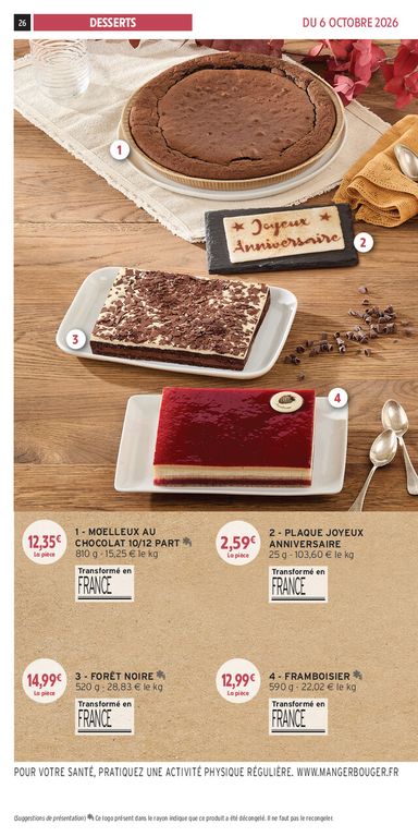Catalogue Intermarché - Intermarché - Les Menus Traiteur valable dès le 06/10 au 28/03 - page 26