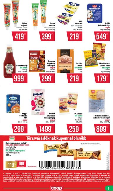 Akciós újság Coop - Coop - Nyírzem/Szabolcs érvényes 10.22.-tól 10.28.-ig - 3 oldal