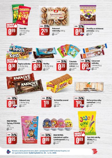 Leták COOP Jednota - COOP Jednota - Krupina od 14.10. do 04.11. - strana 6