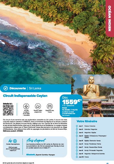 Catalogue Carrefour Market - Carrefour Market - Voyages valable dès le 22/01 au 31/12 - page 49