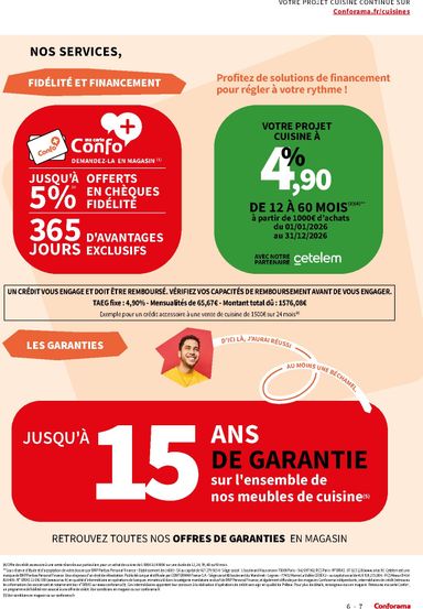 Catalogue Conforama - Conforama - Guide Cuisine valable dès le 01/03 au 31/12 - page 7