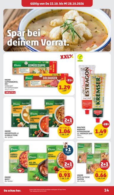 PENNY-Flugblatt - PENNY gültig ab 22.10. bis 28.10. - seite 14