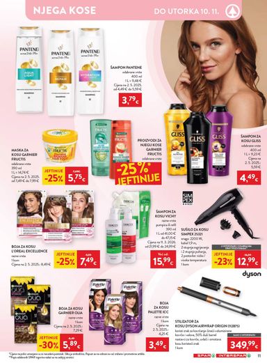 Katalog SPAR - SPAR - Svježina, njega i sjaj u svakom kutku vrijedi od 21.10. do 10.11. - stranica 11