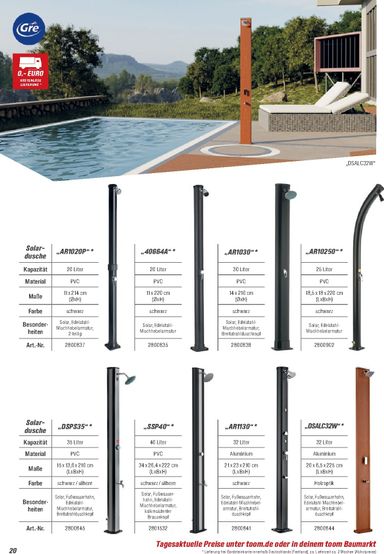 Prospekt toom - Toom - Pool, Sauna & Klima gültig ab 01.03. bis 31.12. - seite 20