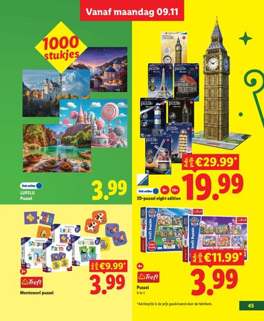 Folder Lidl - Lidl - Speelgoedboek van 09-10 tot 05-12 - side 45