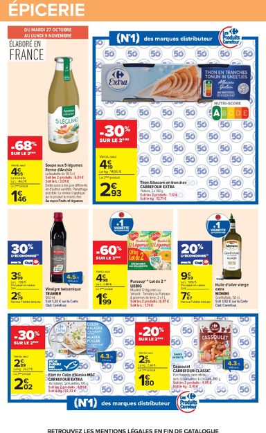 Catalogue Carrefour - Carrefour valable dès le 27/10 au 09/11 - page 51