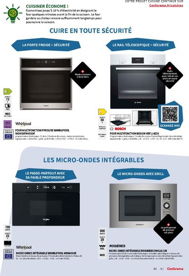 Catalogue Conforama - Conforama - Guide Cuisine valable dès le 01/03 au 31/12 - page 41