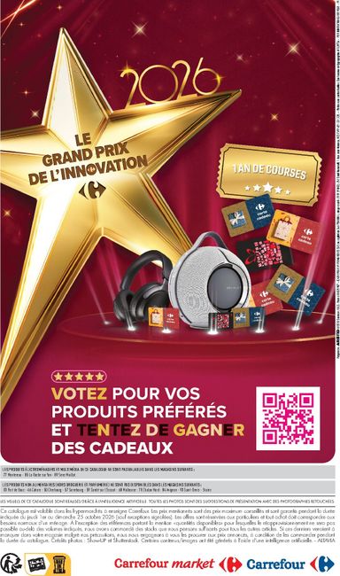 Catalogue Carrefour - Carrefour - Le Grand Prix De L'innovation 2026 valable dès le 01/10 au 25/10 - page 72