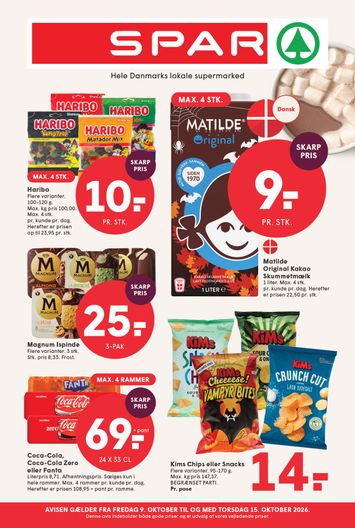 Brochurer SPAR - Spar gyldig fra 09.10. til 15.10. - side 1