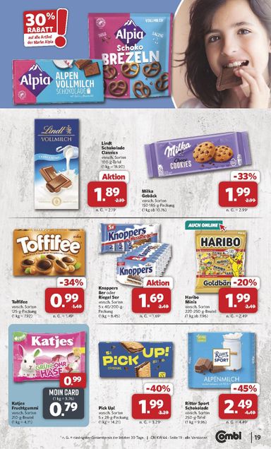Prospekt Combi - Combi gültig ab 26.10. bis 30.10. - seite 19