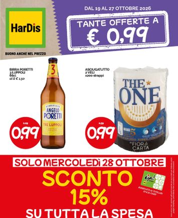 Volantino Hardis - Hardis valido dal 19/10 al 27/10 - pagina 1