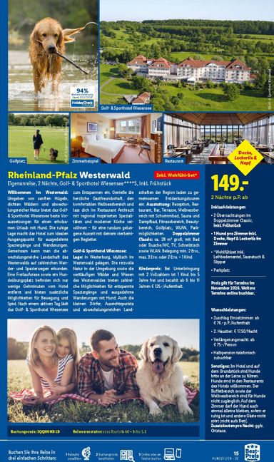 Prospekt Lidl - Lidl - Urlaub mit Hund gültig ab 29.07. bis 31.12. - seite 15