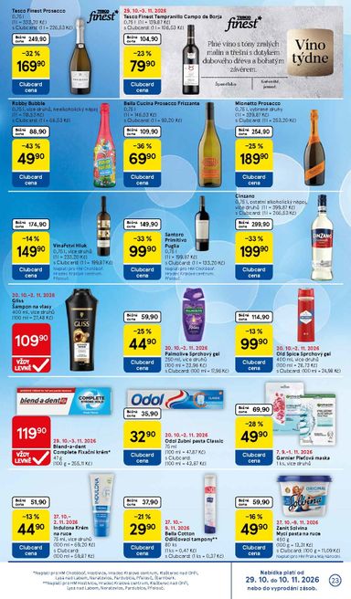 Leták Tesco - Tesco od 29.10. do 03.11. - strana 23