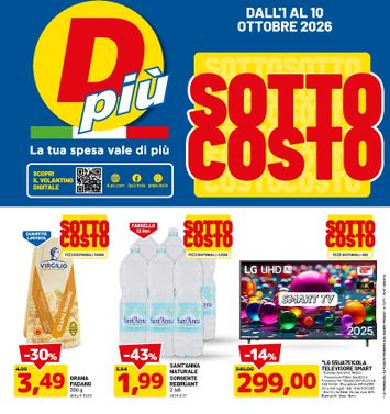 Volantino DPiù - DPiù valido dal 01/10 al 10/10 - pagina 1