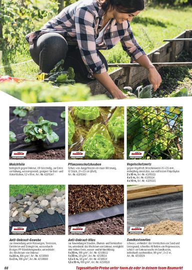 Prospekt toom - Toom - Gartenpflege & Teich gültig ab 01.03. bis 31.12. - seite 66