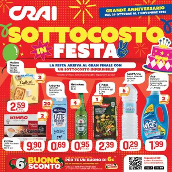 Volantino Crai - Crai - Salerno valido dal 29/10 al 07/11 - pagina 1