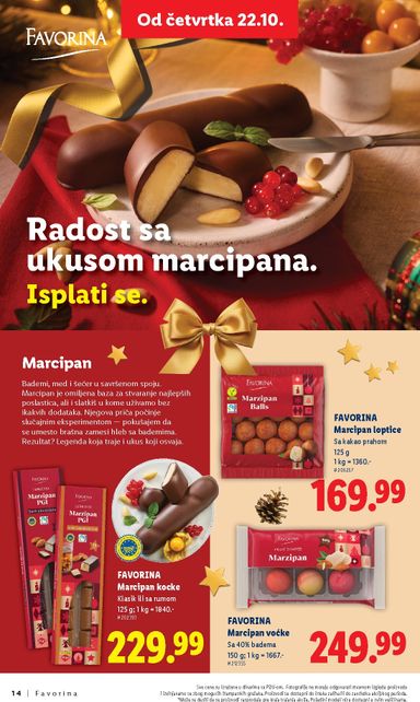 Katalog Lidl - Lidl - Favorina od 22.10 do 31.12 - strana 14