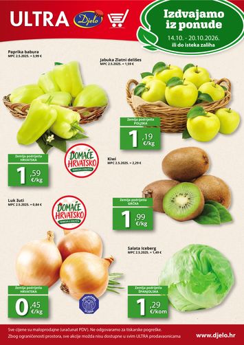 Katalog Djelo - Djelo - Trajanje akcije vrijedi od 14.10. do 20.10. - stranica 1