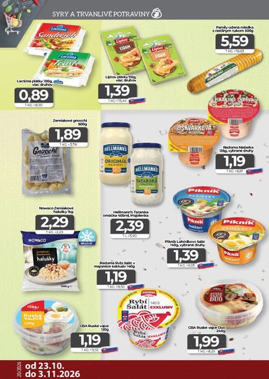 Leták CBA - CBA - Komfos od 23.10. do 03.11. - strana 6