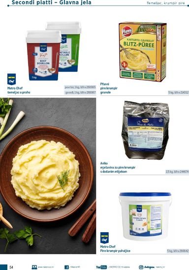 Katalog Metro - Metro - Poslovna rješenja - Trattoria vrijedi od 04.03. do 31.12. - stranica 54