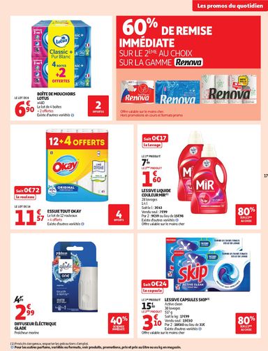 Folder Auchan - Auchan Supermarché van 20/10 tot 24/10 - side 17