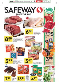 Safeway flyer from Thursday 10-22