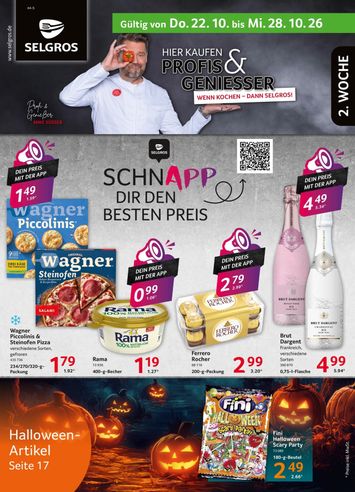 Prospekt Selgros - Selgros - Food gültig ab 22.10. bis 28.10. - seite 1