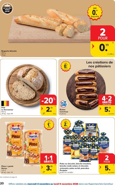 Folder Carrefour - Carrefour Hypermarchés van 04/11 tot 16/11 - side 20
