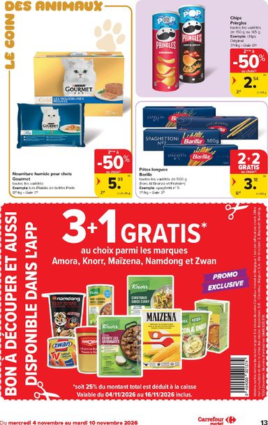 Folder Carrefour Market - Carrefour Market van 04/11 tot 10/11 - side 13