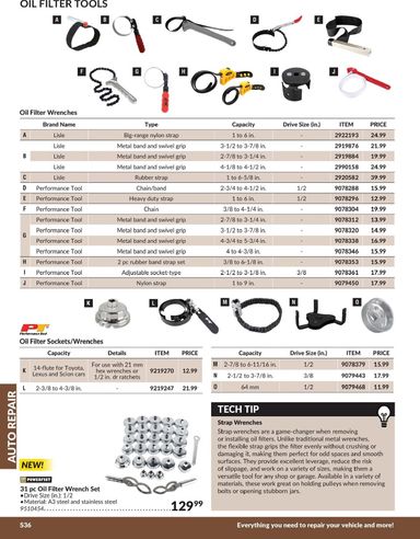 Flyer Princess Auto - Princess Auto - Auto Repair valid since 04-21 until 12-31 - page 72