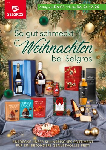 Prospekt Selgros - Selgros - Genussvolle Weihnachten gültig ab 05.11. bis 24.12. - seite 1