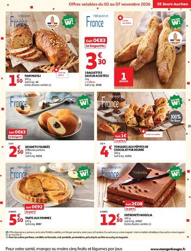 Catalogue Auchan - Auchan - 25 jours 2 hypers - Hypermarché valable dès le 03/11 au 08/11 - page 25