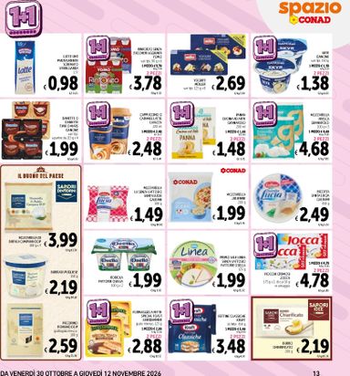 Volantino Spazio Conad - Spazio Conad - Roma valido dal 30/10 al 12/11 - pagina 13