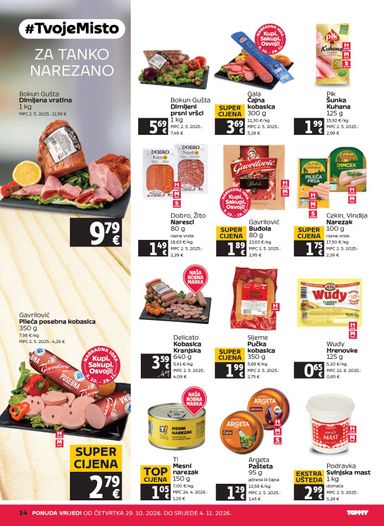 Katalog Tommy - Tommy vrijedi od 29.10. do 04.11. - stranica 14