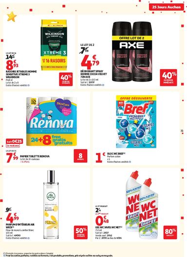 Catalogue Auchan - Auchan - 25 jours valable dès le 27/10 au 31/10 - page 31