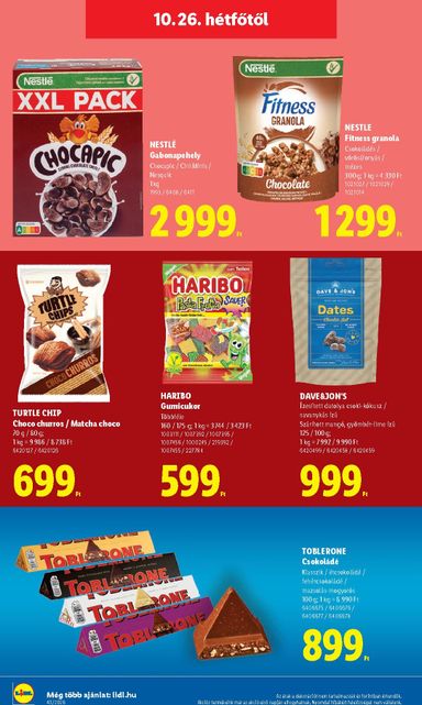 Akciós újság Lidl - Lidl érvényes 10.22.-tól 10.28.-ig - 66 oldal