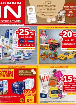 INTERSPAR-Flugblatt gültig ab Donnerstag 22.10.